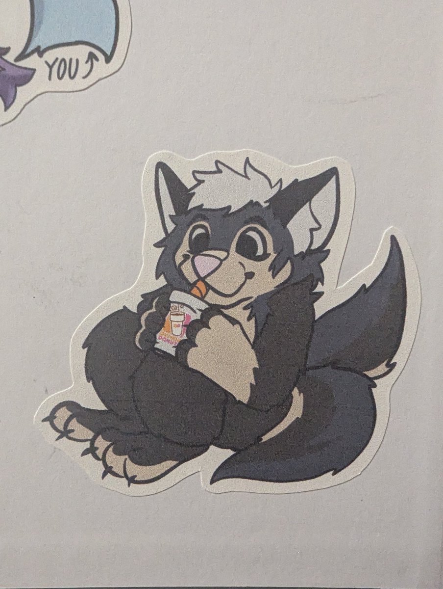 Cask0n's tweet photo. Here's another sticker I'm working on :) waiting to receive my laminate for a higher quality sticker 🫶 one more step closer to opening my Etsy shop 

#furrysticker #furryart #customsticker #fursonasticker #furryfandom https://t.co/vlqLIsZCjQ