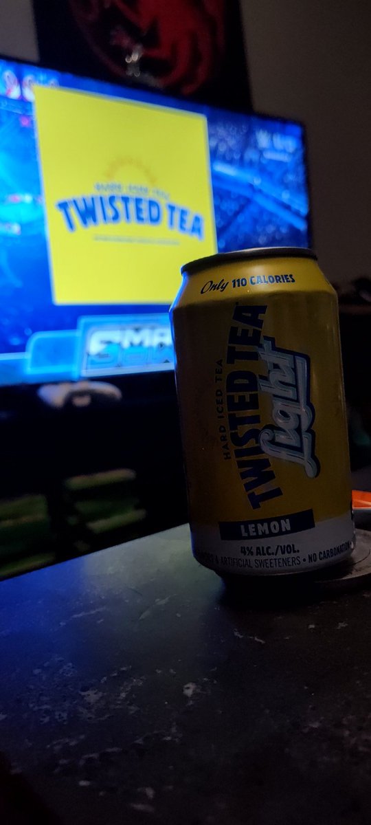 Enjoying a post recording with our pals <a href="/TwistedTea/">Twisted Tea</a> whilst watching <a href="/WWE/">WWE</a> #Smackdown