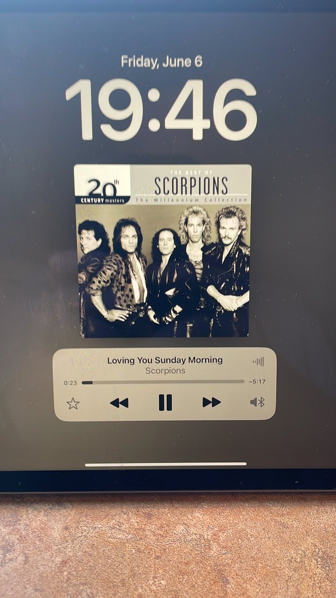 Not much better than some classic 80’s hard rock for some dinner music