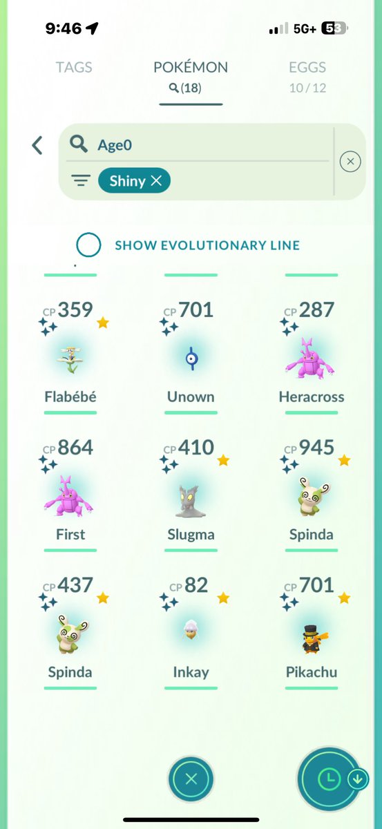 Psylentpanda's tweet photo. Day 2 New Jersey GoFest WINS!!! ✨✨✨✨

#Pokemon #PokemonGOFest2025 https://t.co/SYjqSFYdj5
