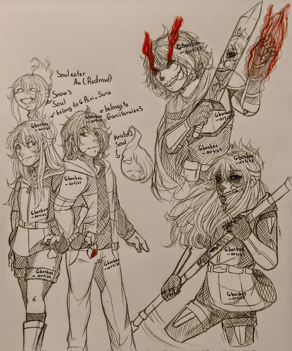 Ar30198Artist's tweet image. *Redraw of Soul Eater AU!*
"Lovedrune + Cursetale!"

"Snow and Kristoff as weapon and Meister!"

"Decide to make some improvements 😊 decide to add their skeleton forms too when they're in battle"

Snow -@Paxi_Suru 
Kristof-@aniitaruizz5 

#lovedrune #Cursetale