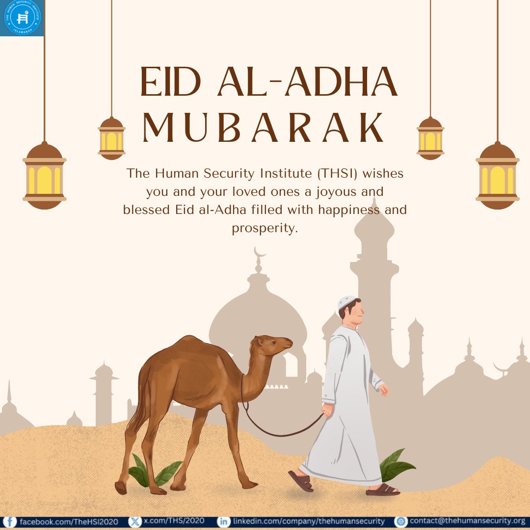 Wishing you all a blessed Eid al-Adha Mubarak❤️

#eiduladha #eidmubarak🌙 #THSI#humansecurity