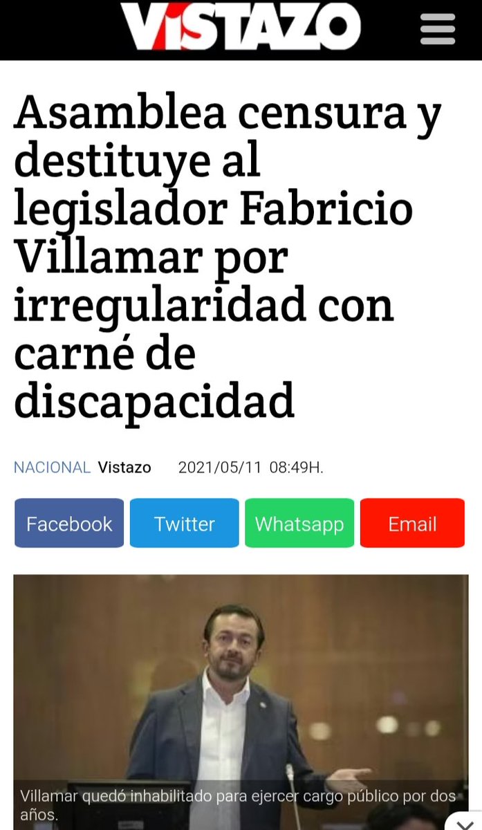 Enladocorrecto's tweet photo. @fabovillamar Por qué tipo de discapacidad le dieron el carnet? Alguna no física? Presente sus descargos...! https://t.co/finEGewDTW