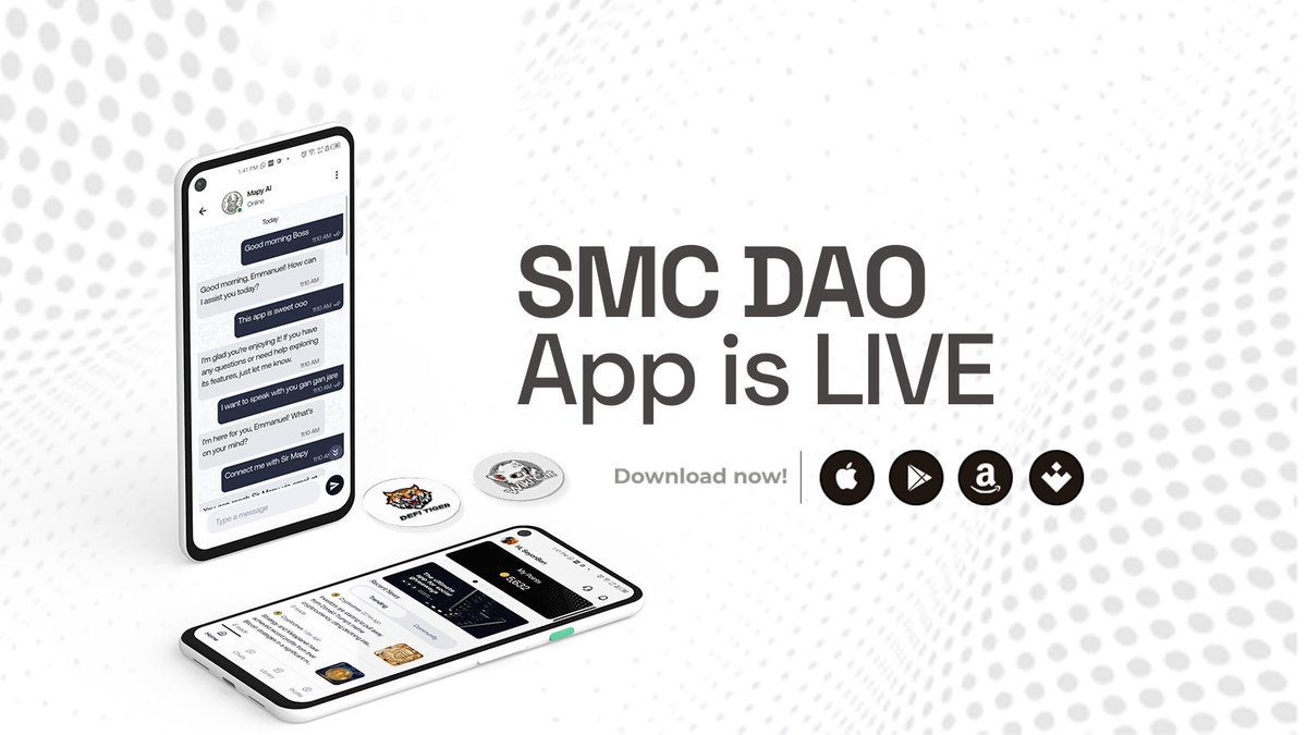SMC DAO App is officially live! 🚀 

If you’re looking for the best community to join, this app was built with you in mind.

Check out what makes us the best: 

smcdao.gitbook.io/smc-community-…