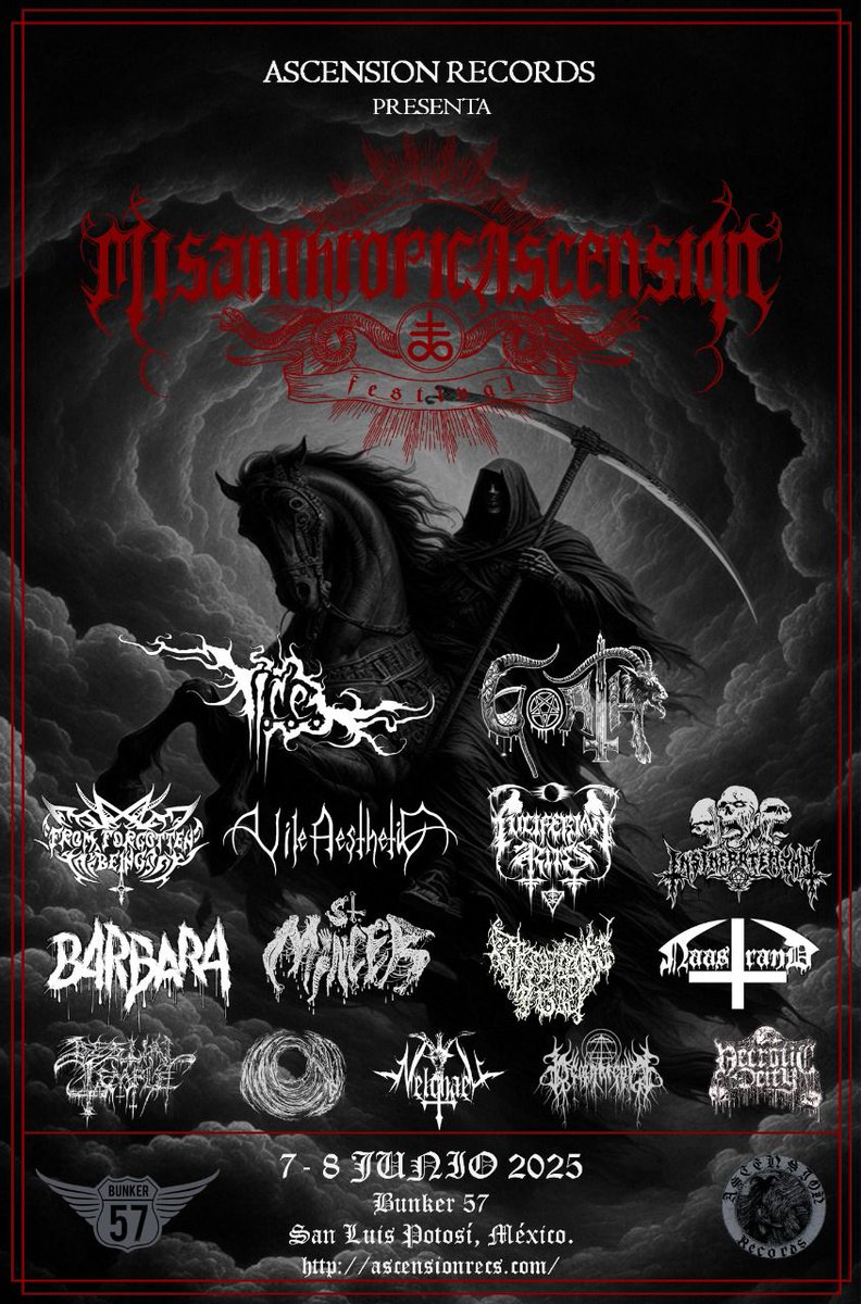 BlastBeat105 (@bbeat105) on Twitter photo 08 junio
- <a href="/Nanowarofsteel/">NanowaR Of Steel</a> en el <a href="/circovolador/">Circo Volador</a>. <a href="/chamucoprods/">ChamucoProductions</a>
- #Goath en el #ZombieDiner.
- En #SLP, en el #Bunker57, el #MisanthropicAscensionFestival
En cuáles los veremos?
#StayBlast
#BlastBeat105 08 junio
- <a href="/Nanowarofsteel/">NanowaR Of Steel</a> en el <a href="/circovolador/">Circo Volador</a>. <a href="/chamucoprods/">ChamucoProductions</a>
- #Goath en el #ZombieDiner.
- En #SLP, en el #Bunker57, el #MisanthropicAscensionFestival
En cuáles los veremos?
#StayBlast
#BlastBeat105