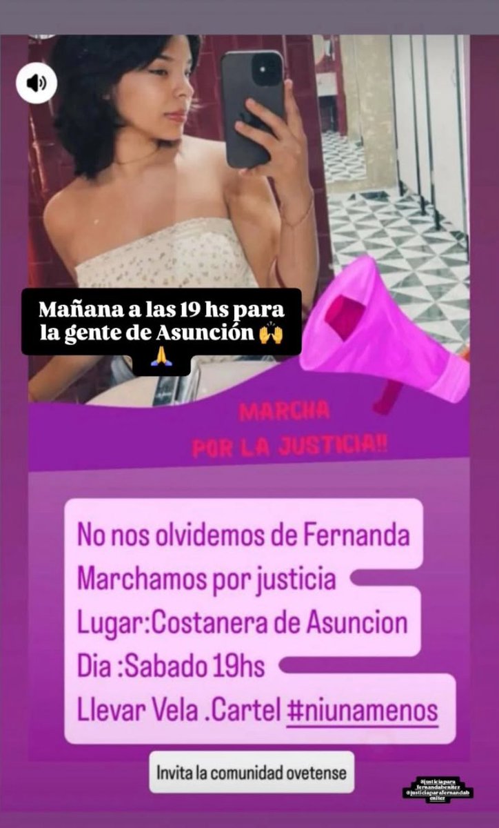 mañana sábado 7 de junio, MARCHA en la costanera de asunción desde las 19hs.(llevar velas y carteles)