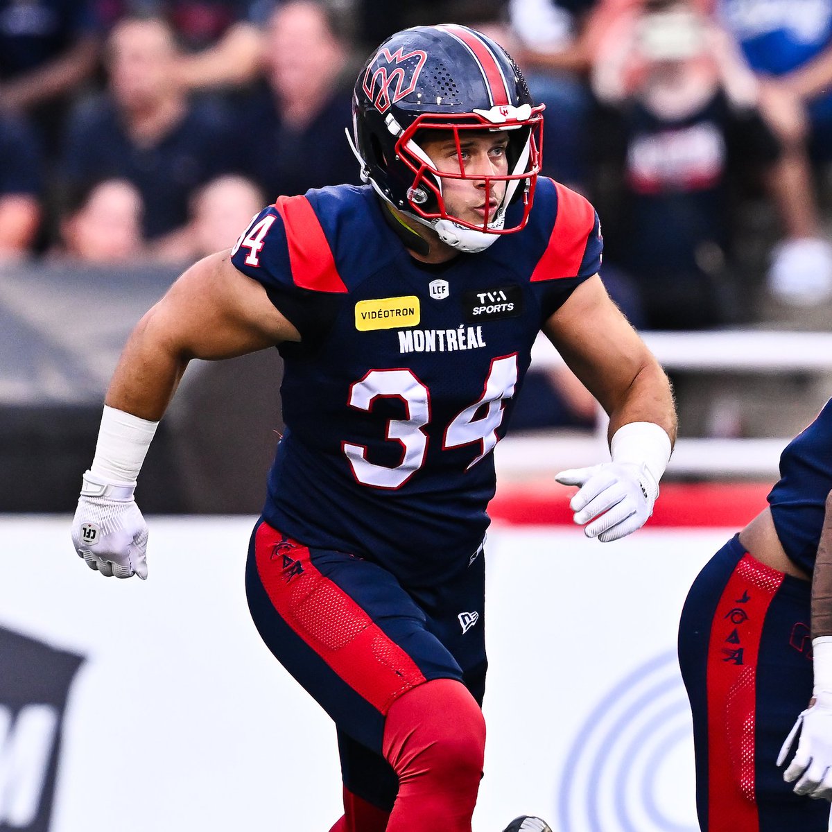 CFLStats's tweet photo. Alouettes special teams ace Alexandre Gagné has tied a #CFL single game record with his 7th Special Teams Tackle. 

He's the 8th player to accomplish the feat, and the first since Mike Miller in 2019. https://t.co/lCL8UbOZUP
