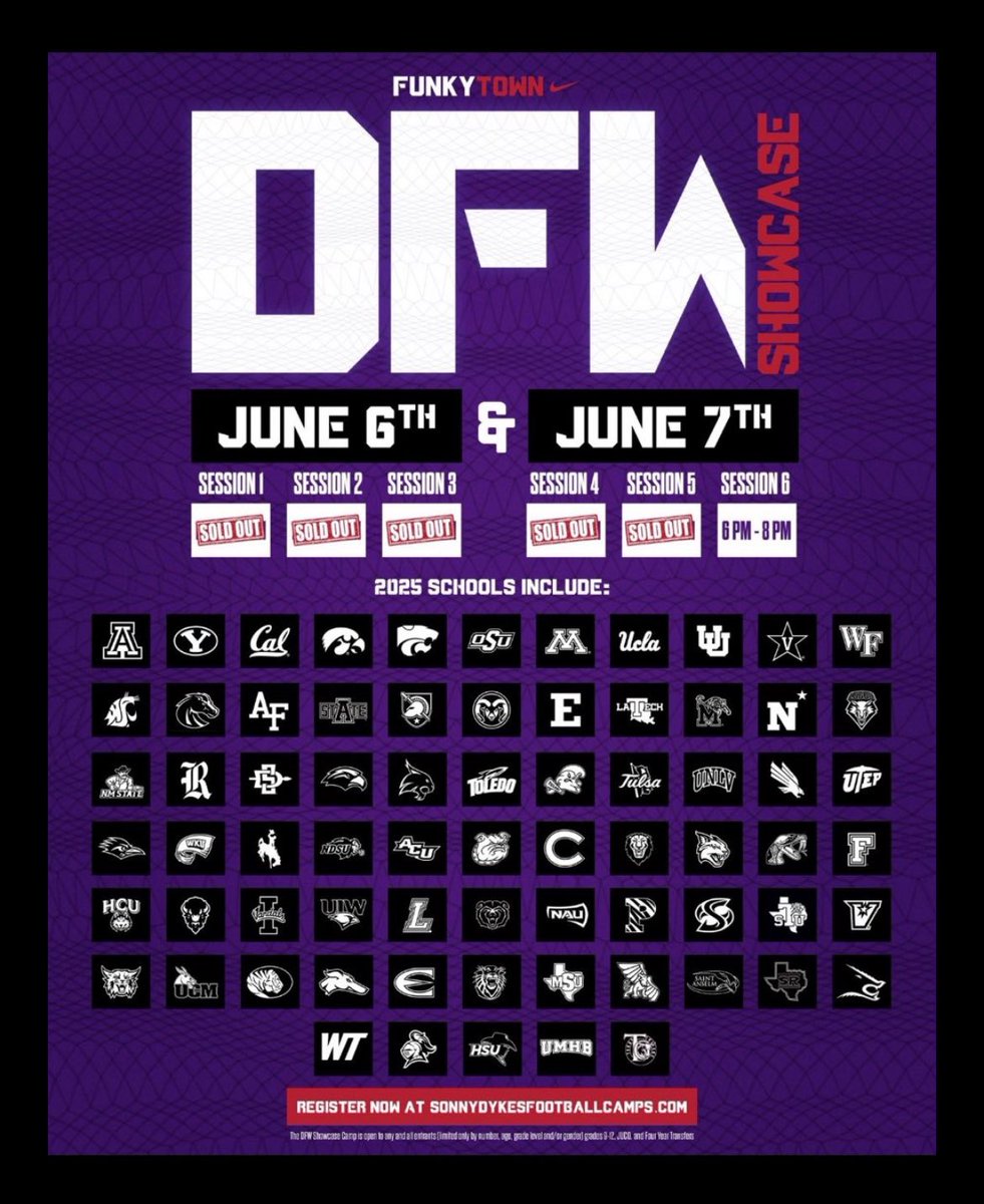 Thank you <a href="/TCUFootball/">TCU Football</a> for the invite to the camp, And thank you <a href="/jack_fogelman/">Jack Fogelman</a> and <a href="/coachfrazierMSU/">Coach Blake Frazier</a> for giving me the opportunity to use the skills i learned from y’all and compete! <a href="/ByronNelsonFB/">Byron Nelson Football</a> <a href="/CoachKWils/">Coach Ken Wilson</a> <a href="/TCUCoachBook/">Josh Bookbinder</a> <a href="/coachwoodward/">Zach Woodward</a> <a href="/sixstarfootball/">Six Star Football | PLUS+</a> <a href="/AlexAthletics_/">Alexander’s Athletics</a>