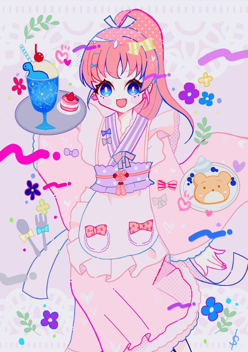 05a_kuro's tweet image. kawayu➕i展にて、こちらのイラスト展示しております✨✨
ちなみに展示してある作品は↓のイラストにデコを施してあるバージョンですので、ちょっと違います😆
イラストもコラージュも大好きな私らしい作品となりましたので現地でぜひお楽しみください😊
#kawayui展