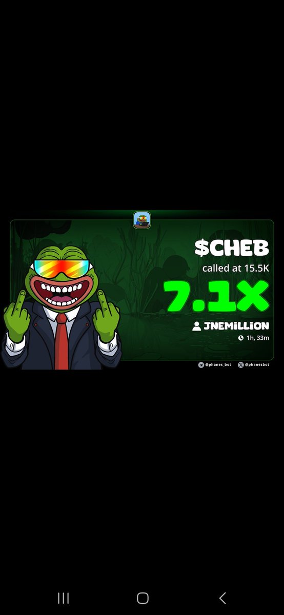JnEMillion's tweet photo. $CHEB guess yall didn't want it that bad, GGs. #fuckyocouch #solana #evolve https://t.co/OOcIQIPgiM
