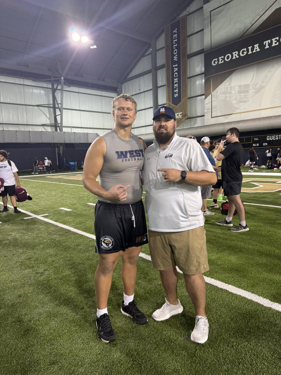 Tim Hyrbu (@timhyrbu) on Twitter photo Had a great time at <a href="/GeorgiaTechFB/">Georgia Tech Football</a> on June 4th !!
Got to compete and meet a lot of coaches !
<a href="/GeepWade/">Geep Wade</a> <a href="/Coach__Myers/">Jeff Myers</a> <a href="/MemphisFBRec/">Memphis Football Recruiting</a> <a href="/davediehl66/">Coach David Diehl</a> <a href="/CoachStoutUTM/">Coach Stout 🏈</a> <a href="/recruits_west/">West Forsyth Football Recruits</a> <a href="/DBarker2442/">Coach Barker</a> <a href="/CoachJNich/">Jacob Nichols</a> <a href="/RecruitGeorgia/">Recruit Georgia</a> <a href="/247recruiting/">247Sports Recruiting</a> <a href="/NEGARecruits/">Northeast Georgia Recruits</a> <a href="/On3Recruits/">On3 Recruits</a> Had a great time at <a href="/GeorgiaTechFB/">Georgia Tech Football</a> on June 4th !!
Got to compete and meet a lot of coaches !
<a href="/GeepWade/">Geep Wade</a> <a href="/Coach__Myers/">Jeff Myers</a> <a href="/MemphisFBRec/">Memphis Football Recruiting</a> <a href="/davediehl66/">Coach David Diehl</a> <a href="/CoachStoutUTM/">Coach Stout 🏈</a> <a href="/recruits_west/">West Forsyth Football Recruits</a> <a href="/DBarker2442/">Coach Barker</a> <a href="/CoachJNich/">Jacob Nichols</a> <a href="/RecruitGeorgia/">Recruit Georgia</a> <a href="/247recruiting/">247Sports Recruiting</a> <a href="/NEGARecruits/">Northeast Georgia Recruits</a> <a href="/On3Recruits/">On3 Recruits</a>