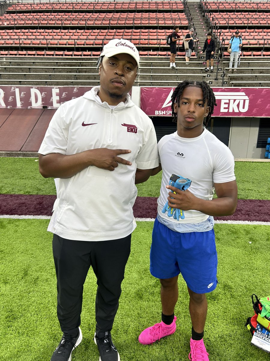 TylerWilson_5's tweet photo. Had a great day competing @EKUFootball camp today! Thanks for the opportunity @CoachWatson9 @EKUWWells @CoachDerekDay @Cox83Caleb https://t.co/knbJFrHhjm