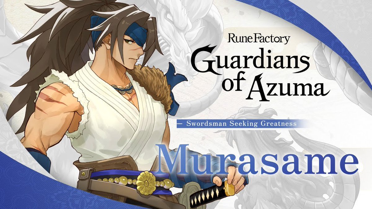 Happy to announce I'm voicing Murasame in Rune Factory: Guardians of Azuma! Been a fan of this series since the first one, I'm jazzed to be a part of it!

Thanks to <a href="/marveloususa/">Marvelous USA</a> <a href="/Cupofteaprod/">Cupofteaproductions</a> and <a href="/SkiniMini07/">☁️ Dani Chambers</a> for having me aboard and letting me channel my inner cool sword guy!