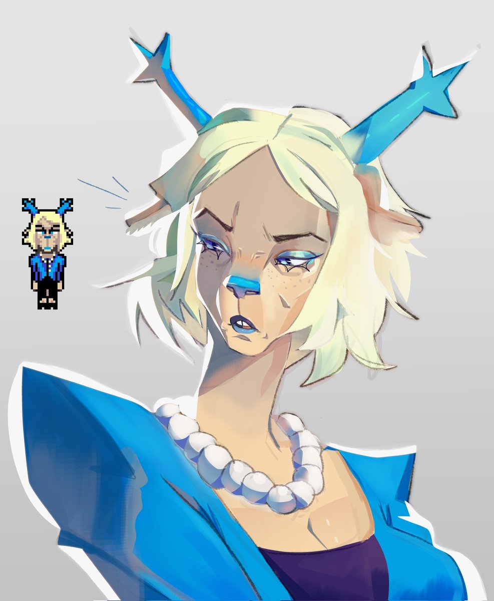 RicoPicos's tweet photo. DELTARUNE CH4 SPOILER⚠️⚠️

Miss Carol Holiday
(she kinda bad ngl) https://t.co/a8B8rgkzpV