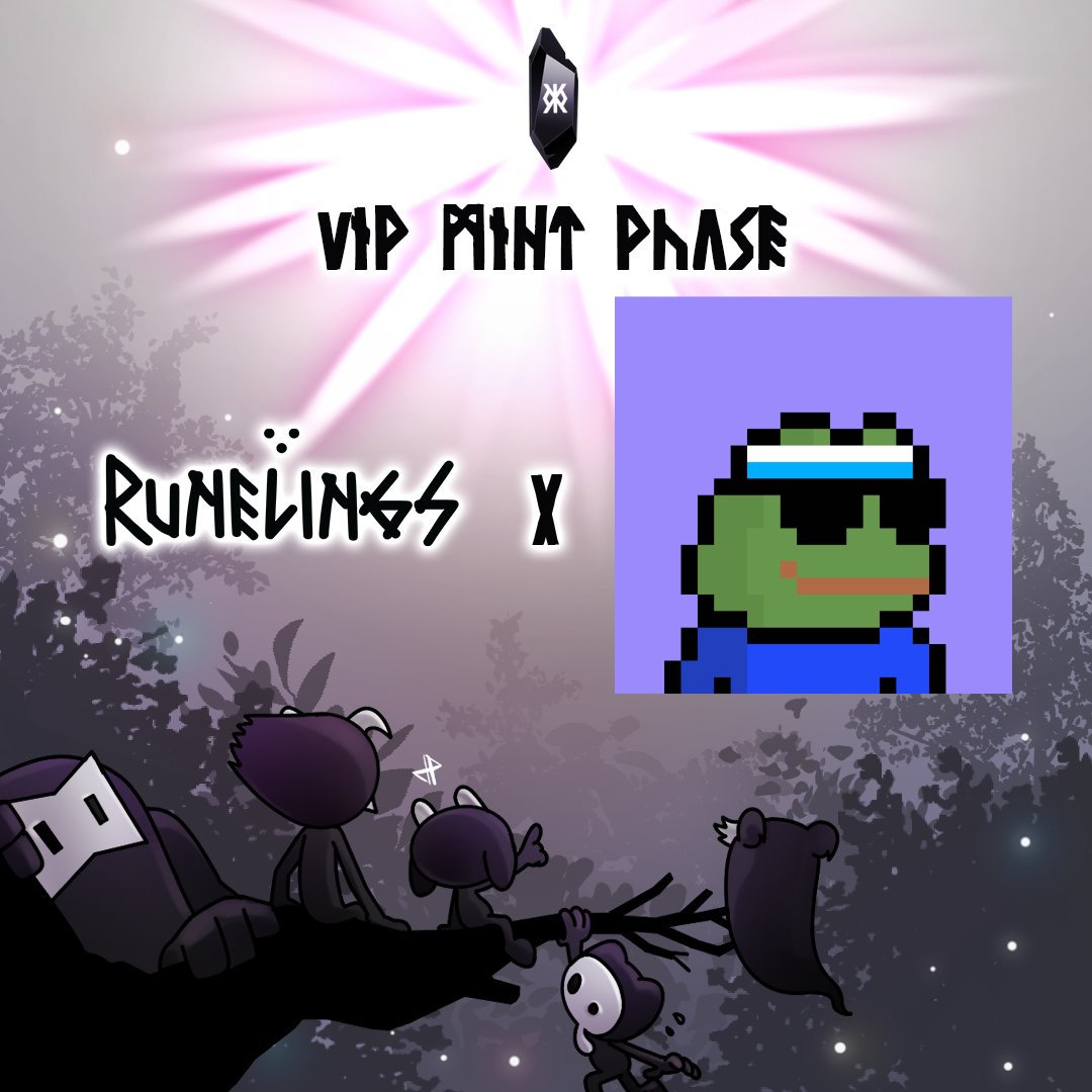 Pixel Pepes is joining forces with Runelings to Make Bitcoin Fun Again 🟧

Our community has secured VIP MINT spots for one of the biggest Ordinals events ever, with a post-mint giveaway of $1,000,000+ in prizes, including BTC, top Runes and legendary Ordinals.

We’re proud to