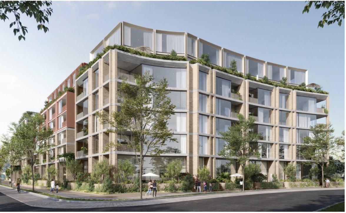 TheSydneyBlog's tweet image. ERSKINEVILLE | A Stage 2 DA has been lodged for 1,082 new residential apartments (Build To Rent & Affordable Housing) in the Ashmore Precinct. Blocks F&I are designed by Bates Smart, and Blocks G&H are designed by BVN. Read more here: eplanning.cityofsydney.nsw.gov.au/Pages/XC.Track…