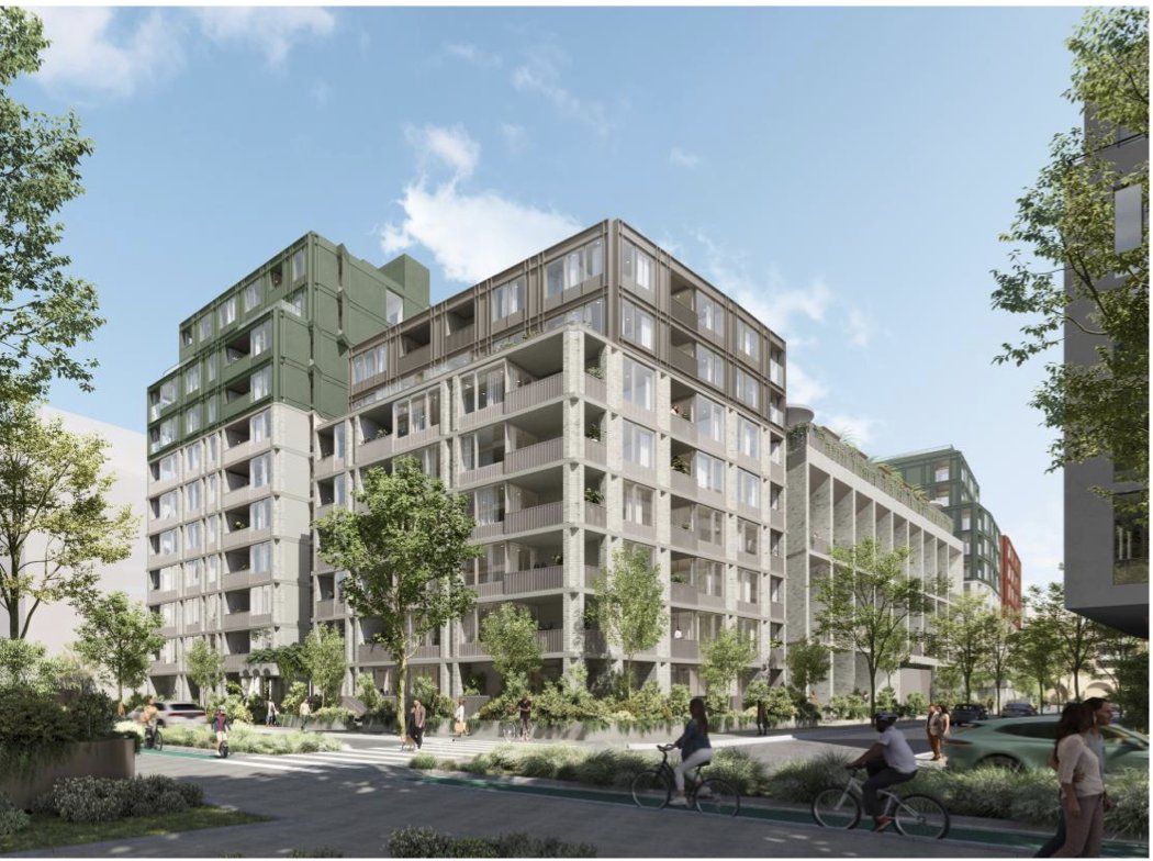 TheSydneyBlog's tweet image. ERSKINEVILLE | A Stage 2 DA has been lodged for 1,082 new residential apartments (Build To Rent & Affordable Housing) in the Ashmore Precinct. Blocks F&I are designed by Bates Smart, and Blocks G&H are designed by BVN. Read more here: eplanning.cityofsydney.nsw.gov.au/Pages/XC.Track…