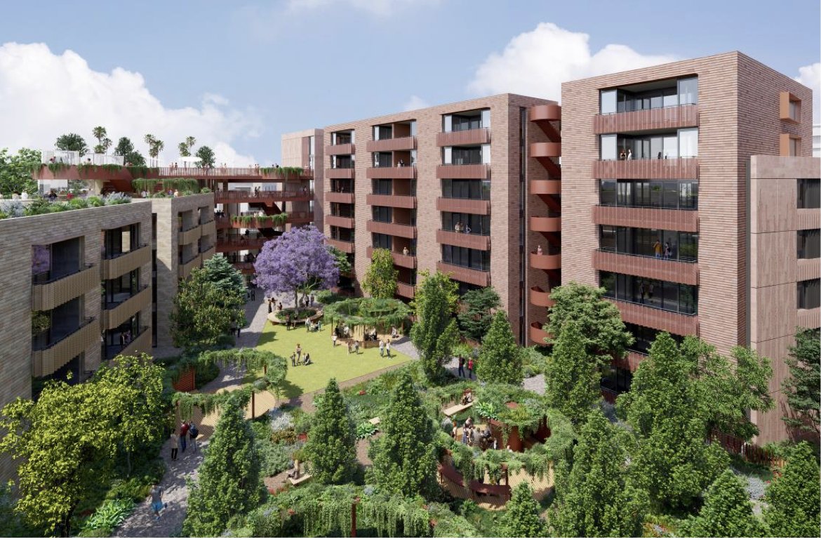 TheSydneyBlog's tweet image. ERSKINEVILLE | A Stage 2 DA has been lodged for 1,082 new residential apartments (Build To Rent & Affordable Housing) in the Ashmore Precinct. Blocks F&I are designed by Bates Smart, and Blocks G&H are designed by BVN. Read more here: eplanning.cityofsydney.nsw.gov.au/Pages/XC.Track…