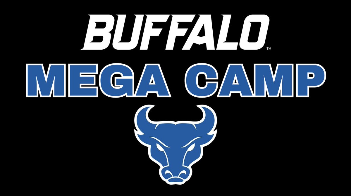 I’m going to be attending the Buffalo mega camp on Sunday. I’m super excited to compete and meet the coaching staff!!!
