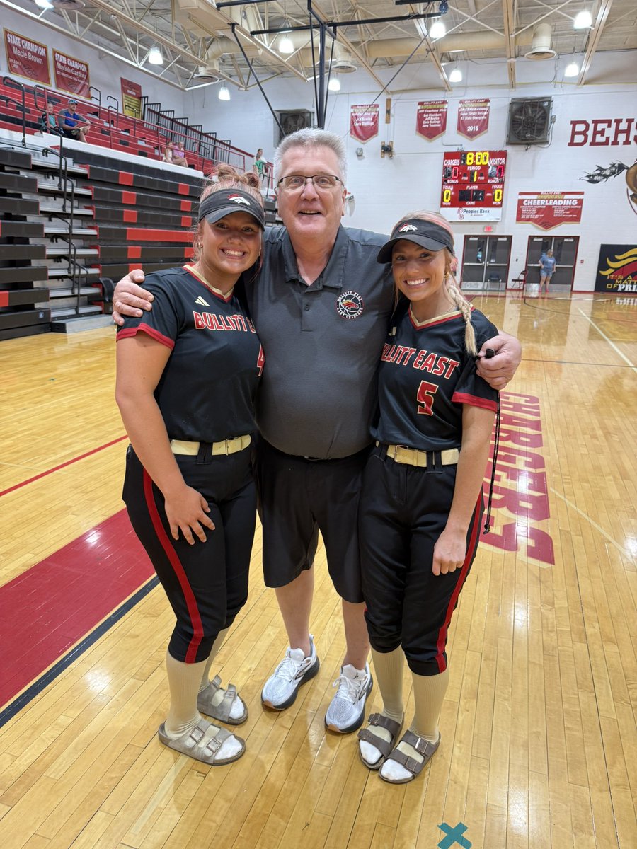 Rolled up to support our girls in their state tournament game last night… several other Lady Chargers in attendance that just didn’t make the photo! Softball team came up short but it was a great game! ❤️