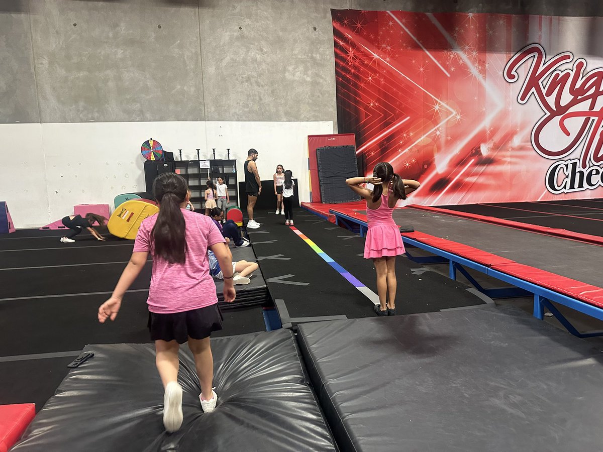 Day 1 of summer break and Rattler Cheer is in the gym putting in the work to get ready for the next competition season 💙 #TeamSISD #RattlersAllIn