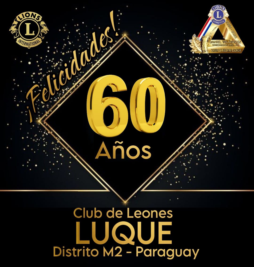 ClubdeLeonesVillaElisa (@clubleonesvef) on Twitter photo Al querido Club de Leones de Luque nuestras felicitaciones por sus 60 años de fundación y nuestros deseos de muchos otros aniversarios más! <a href="/lionsclubs/">Lions International</a> <a href="/maritopereira79/">Marito Pereira</a> Al querido Club de Leones de Luque nuestras felicitaciones por sus 60 años de fundación y nuestros deseos de muchos otros aniversarios más! <a href="/lionsclubs/">Lions International</a> <a href="/maritopereira79/">Marito Pereira</a>