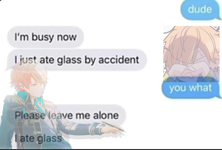 Akiverse_Timely's tweet photo. 🥞| #Akiverse I think the original Akito is the most sane one out of all of the Akicakes also don't eat glass guys https://t.co/2nP1XQIAWz