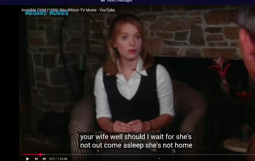 we are trying to watch a lifetime movie from 1999 and im in actual hysterics because we are in a screaming match over a 10 year old saying "doc is short for rebecca"