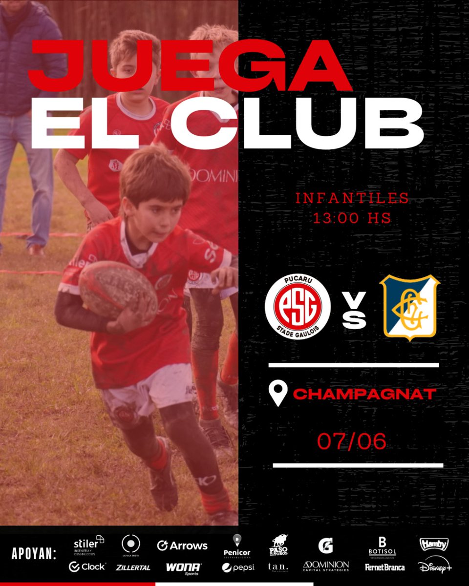 ¡Este sábado jugamos TODOS! ¡Te esperamos en <a href="/champagnatclub/">Club Champagnat</a> para alentarnos! 🤜🏻🤛🏻

➡️ Primera - 🕐: 15:45 hs
➡️ Intermedia - 🕐: 14 hs
➡️ M19 - 🕐: 12:30 hs
➡️ Infantiles - 🕐: 13 hs
➡️ M13 - 🕐: 13 hs
➡️ M14 y M16 - 🕐: 11:15 hs
➡️ M15 y M17 - 🕐: 10 hs

#VamosPuca 🔴⚪🔴