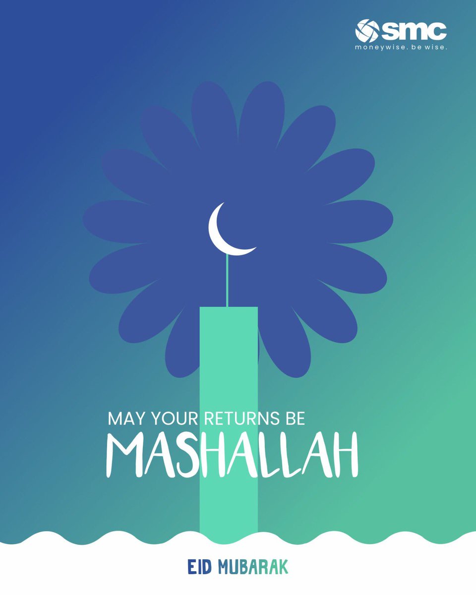 May your faith stay steady and your returns stay strong. Wishing you all a prosperous Eid EidMubarak Eid EidVibes2025 SMC SMCGlobal MoneywiseBeWise StockMarketIndia https t.co QiNiaYIFXx May your faith stay steady and your returns stay strong