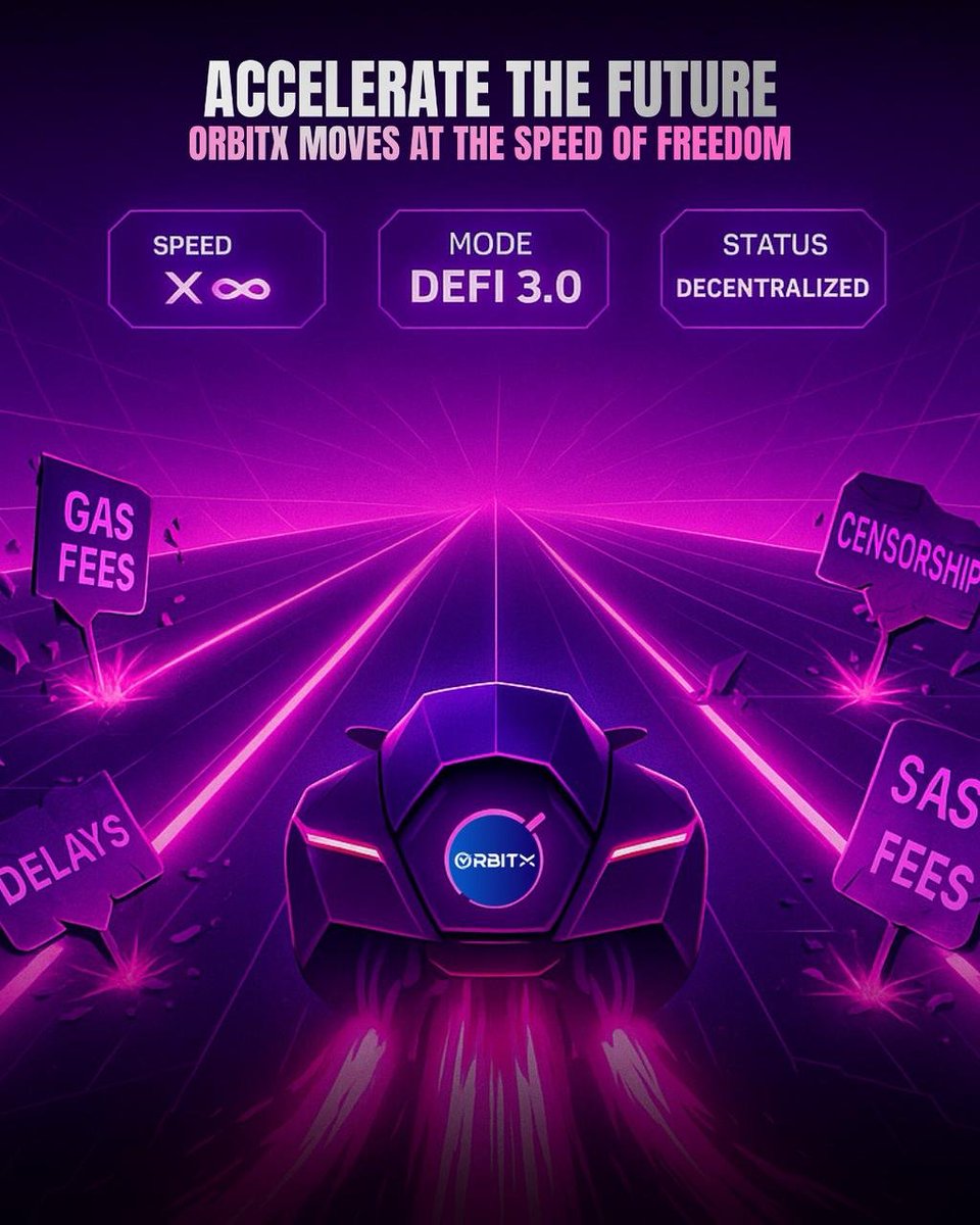 orbitxfinance's tweet photo. ORBITX: Where DeFi 3.0 meets unstoppable speed! 💪 #ORBITX #DecentralizedTomorrow #FutureNow https://t.co/qEPamHrFhJ