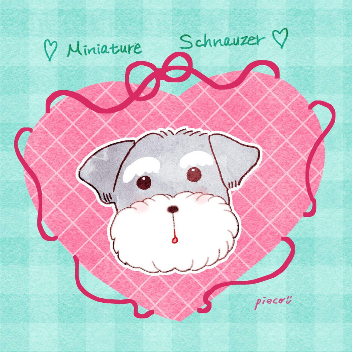 めずらしく犬を描きました🐶✨
昔、実家で飼っていた子のことを思い出しながら🫧普段、動物イラストはあまり描かないけれど、この犬種だけは今でも自然と描けちゃうんです😉
#ミニチュアシュナウザー #イラスト #犬イラスト #illustration