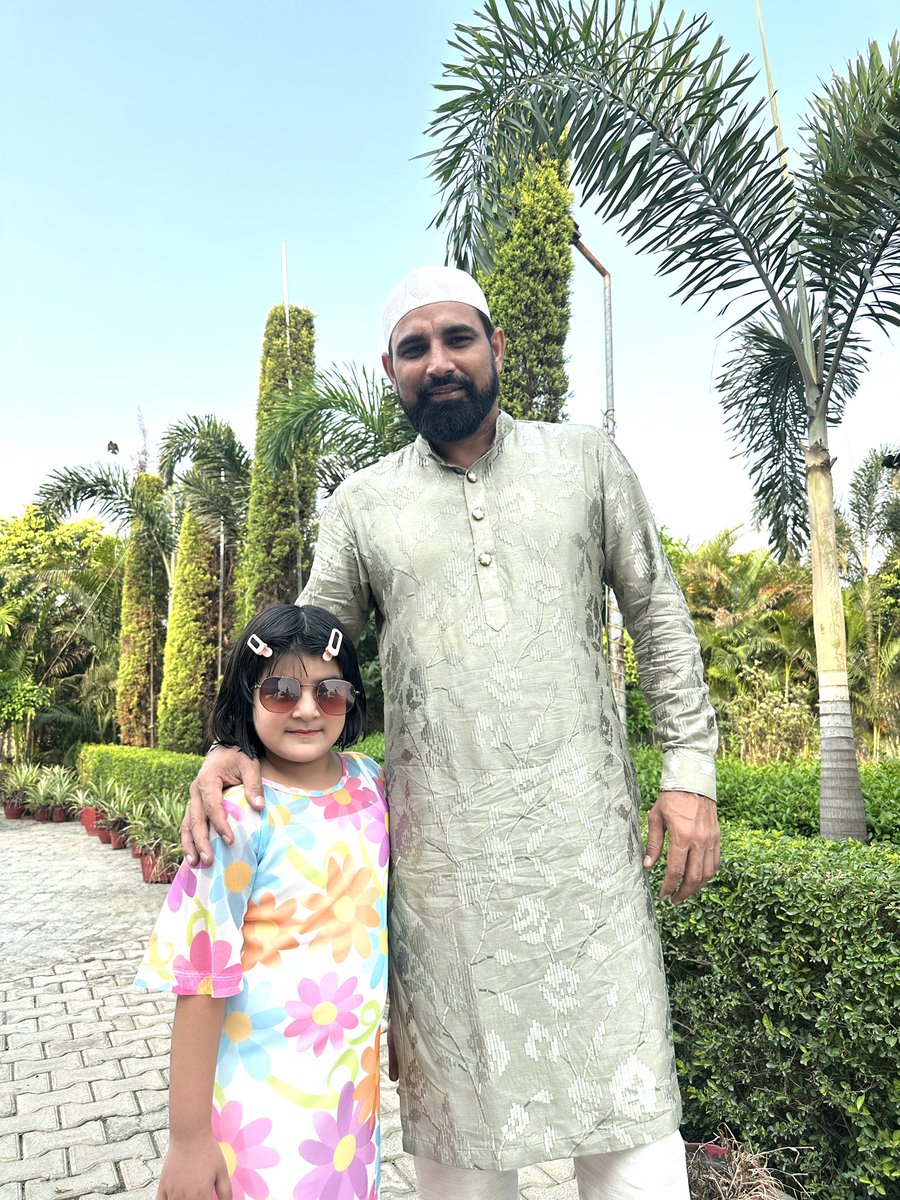 MdShami11's tweet photo. "Wishing everyone a blessed and joyous Eid ul Adha. May this auspicious occasion bring peace, prosperity, and happiness to all. Eid Mubarak! 🕊️❤️ #EidMubarak #EidUlAdha" https://t.co/b9SXDzkNJ8