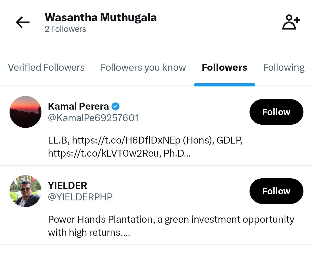 nomadic_sanjee's tweet photo. Here is the proof. Kamal Perera is one of the 2 followers of this account.
He also shared similar content 2 years ago probably by accident.
#KamalPerera
#SockPuppetAccounts
#SriLanka https://t.co/al6bJbJSQJ