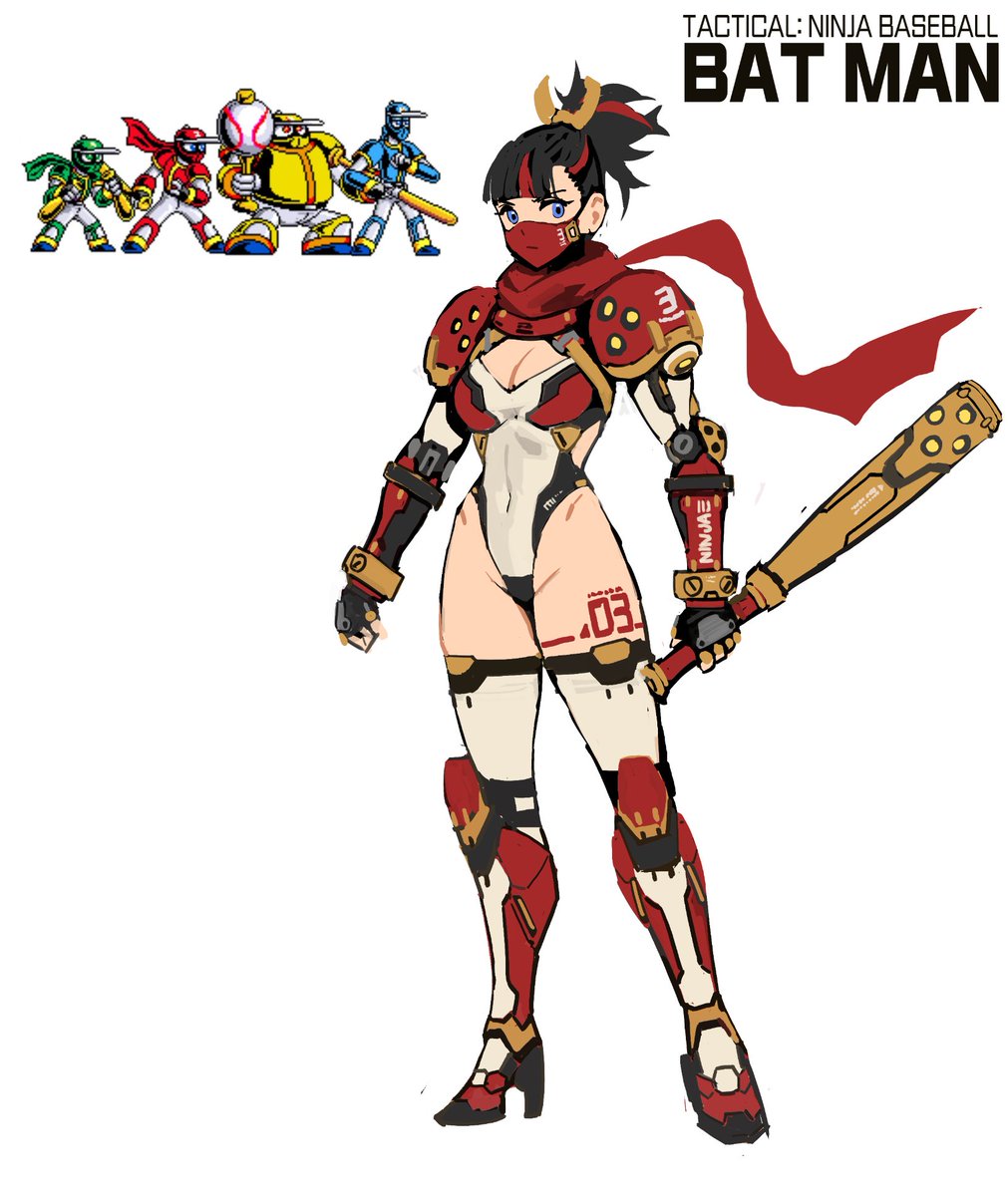 NINJA BASEBALL BAT MAN Tactical ver.
(Thumbnail Design)