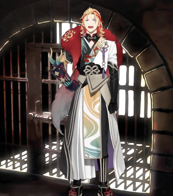 HololiveMemes's tweet photo. Axel new outfit, he turned into a genshin character 😮 https://t.co/UgqAyiX9m6