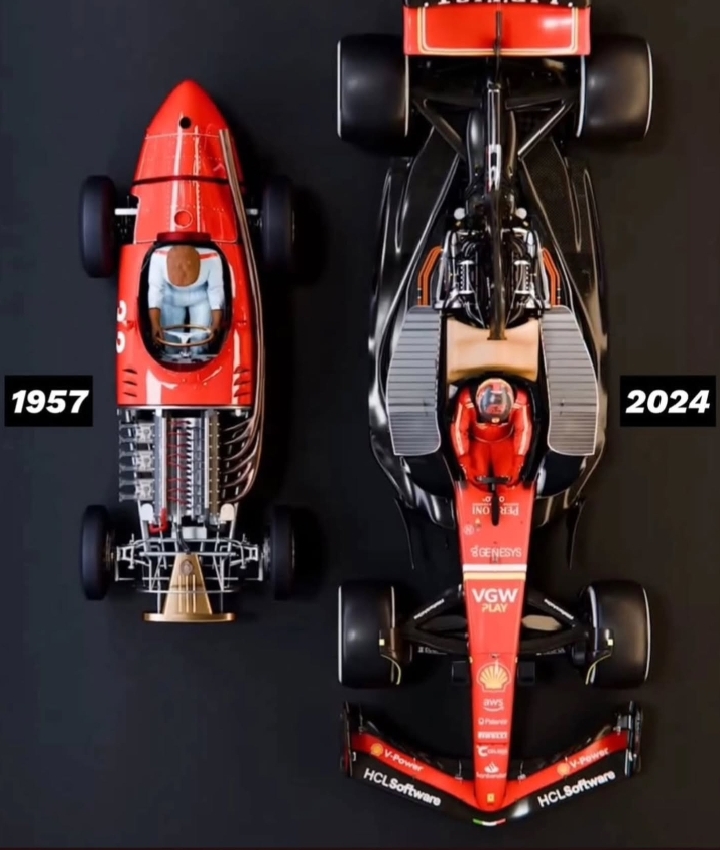 Retromania4ever's tweet photo. #formula1 Now &amp; Then https://t.co/Sj769SNU1c