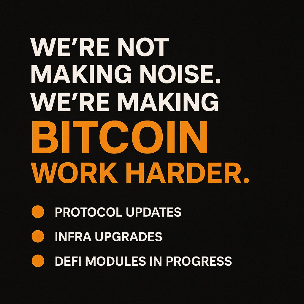 BitCore_'s tweet image. We’re not making noise.
We’re making Bitcoin work harder. 💻🔐
BitCore is shipping quietly:
🛠️ Protocol updates
⚙️ Infra upgrades
📈 DeFi modules in progress

Your $BTC deserves more than just holding.
#BitCore #BTC #Build #DeFi