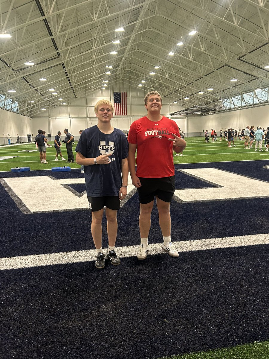 Thanks for a great camp!!! <a href="/CoachBroncoM/">Bronco Mendenhall</a> <a href="/CoachAcitelli/">Mario Acitelli</a> <a href="/coachbuttsUSU/">Evan Butts</a>