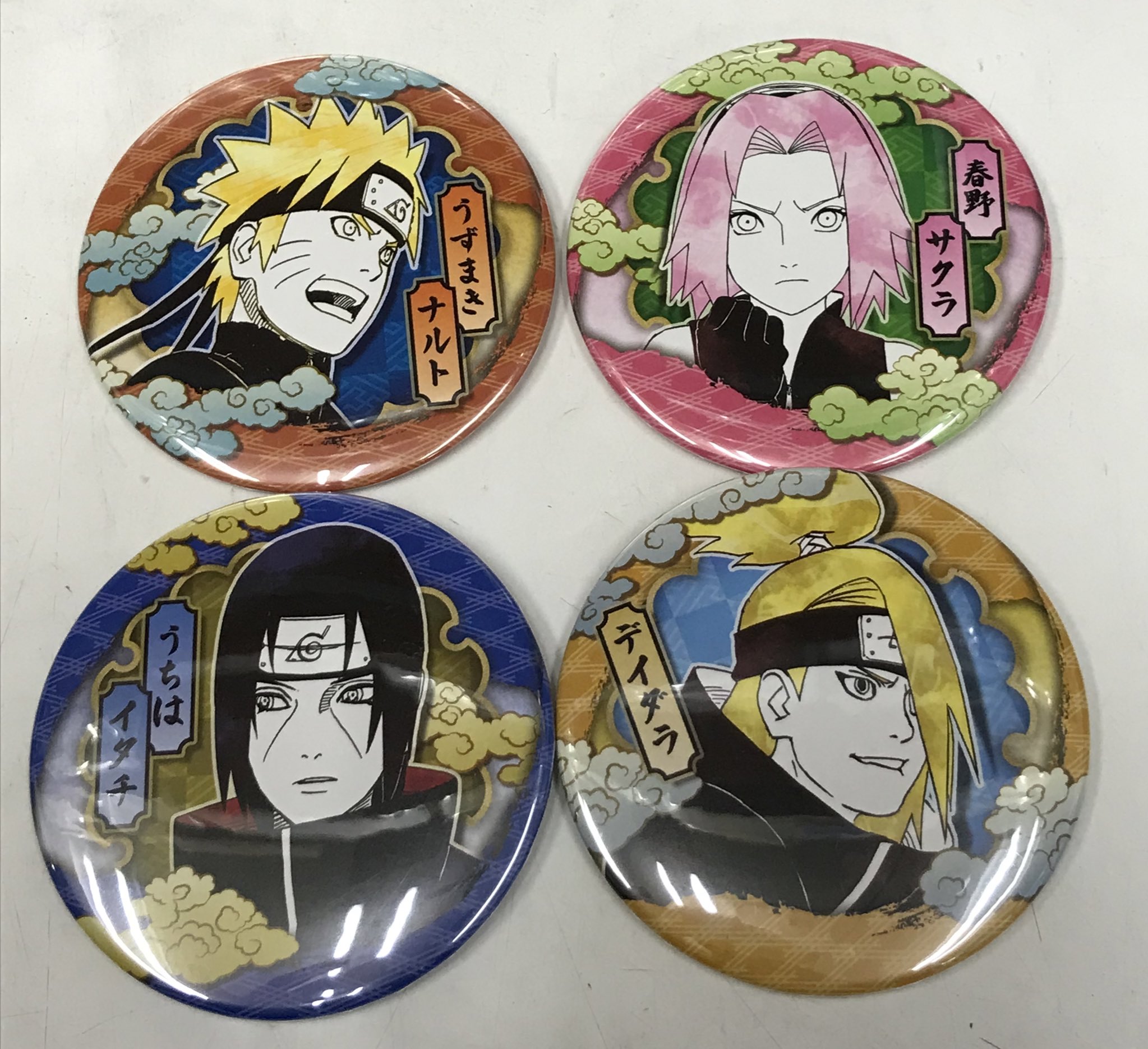 NARUTO イタチ デイダラ 缶バッジ