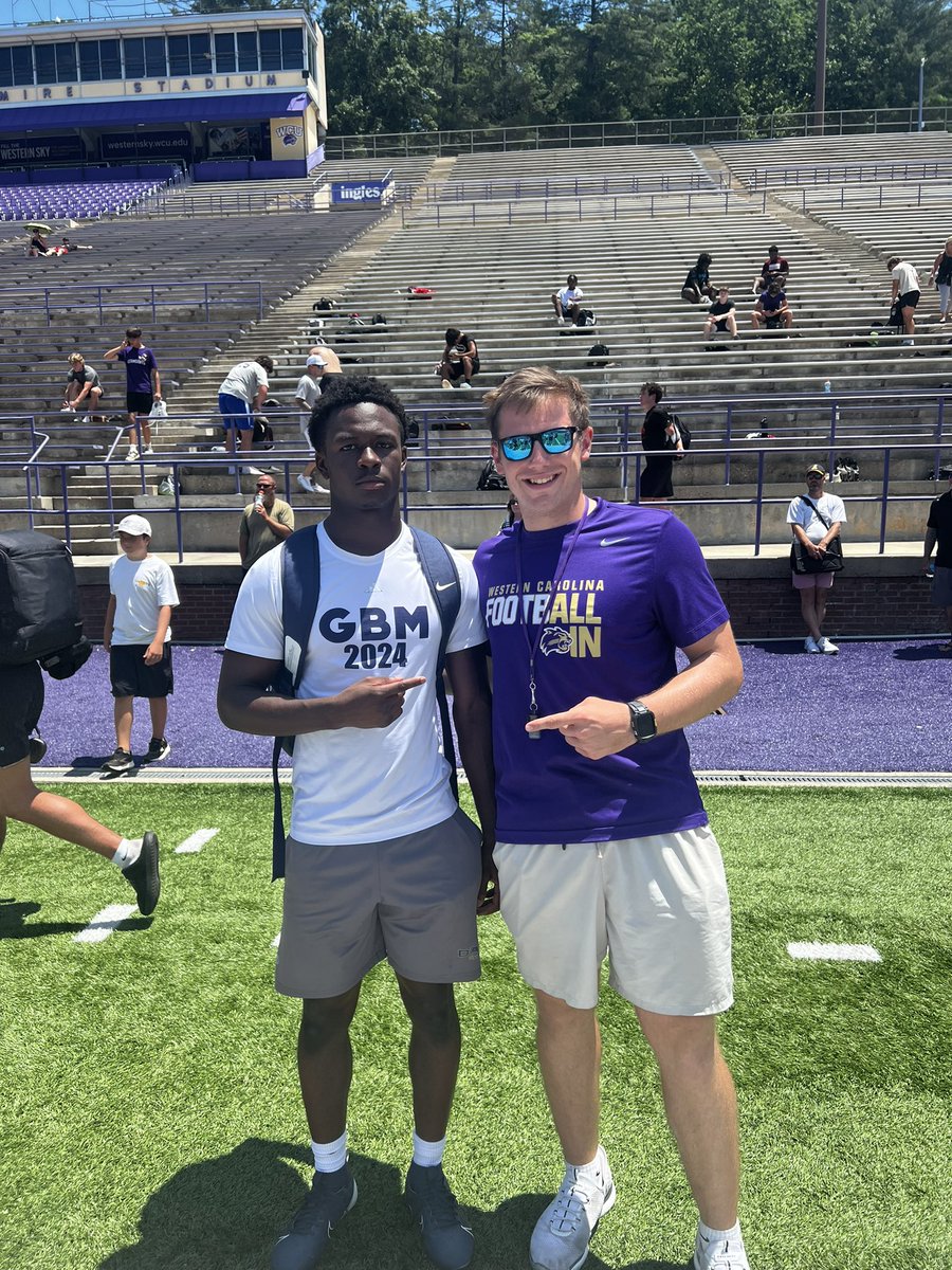 Isaac Kareem-Maman (@isaacmaman2) on Twitter photo Had a Great day at Western Carolina University, Loved the competition and the hospitality canβt wait to come back <a href="/CoachWellsWCU/">Rylan Wells</a> <a href="/CoachGMcGruder/">Greg McGruder</a> <a href="/CoachKerwinBell/">Kerwin Bell</a> <a href="/DaculaFB/">Dacula Football</a> <a href="/coachStan8/">Reggie Stancil</a> Had a Great day at Western Carolina University, Loved the competition and the hospitality canβt wait to come back <a href="/CoachWellsWCU/">Rylan Wells</a> <a href="/CoachGMcGruder/">Greg McGruder</a> <a href="/CoachKerwinBell/">Kerwin Bell</a> <a href="/DaculaFB/">Dacula Football</a> <a href="/coachStan8/">Reggie Stancil</a>