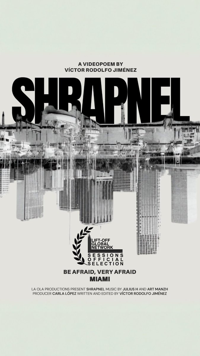 7Ciudades's tweet photo. โShrapnelโ Official Selection at Lift-Off Sessions 2025 โ Volume 6 in Pinewood Studios in London, United Kingdom. ๐ฌ๐ง
#Sharpenel #LiftOffSessions #OfficialSelection #ShortFilm #Videopoetry #cuba #unitedstates
#london #unitedkingdom #OfficialLaurels #pinewoodstudios https://t.co/gOJk7nwiRJ