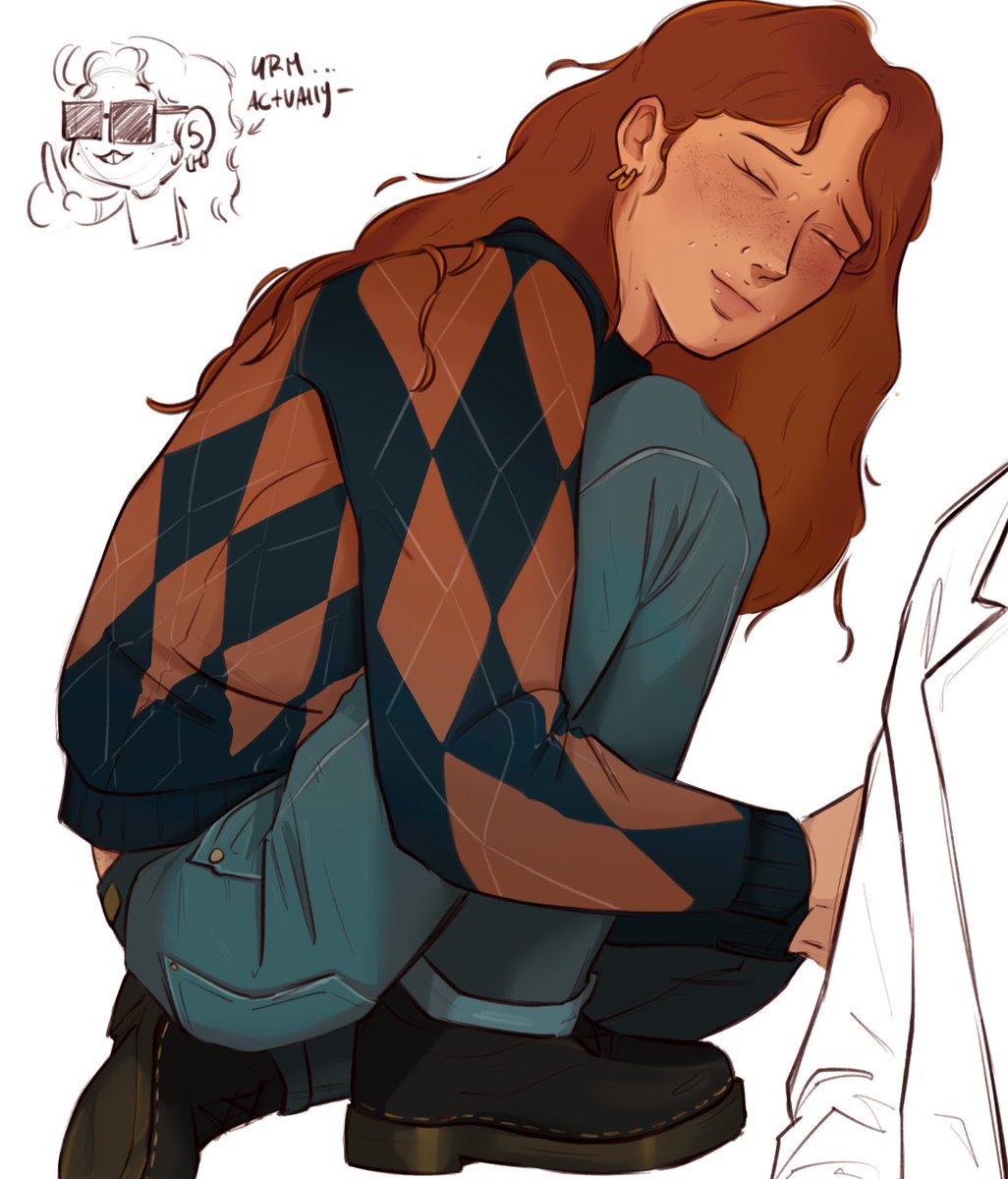 nerd alicent + her ugly sweater