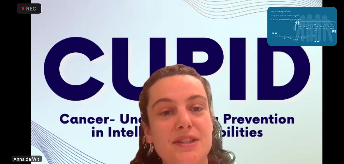 #CUPID #scientificwebinar #cancerprevention #intellectualdisabilities