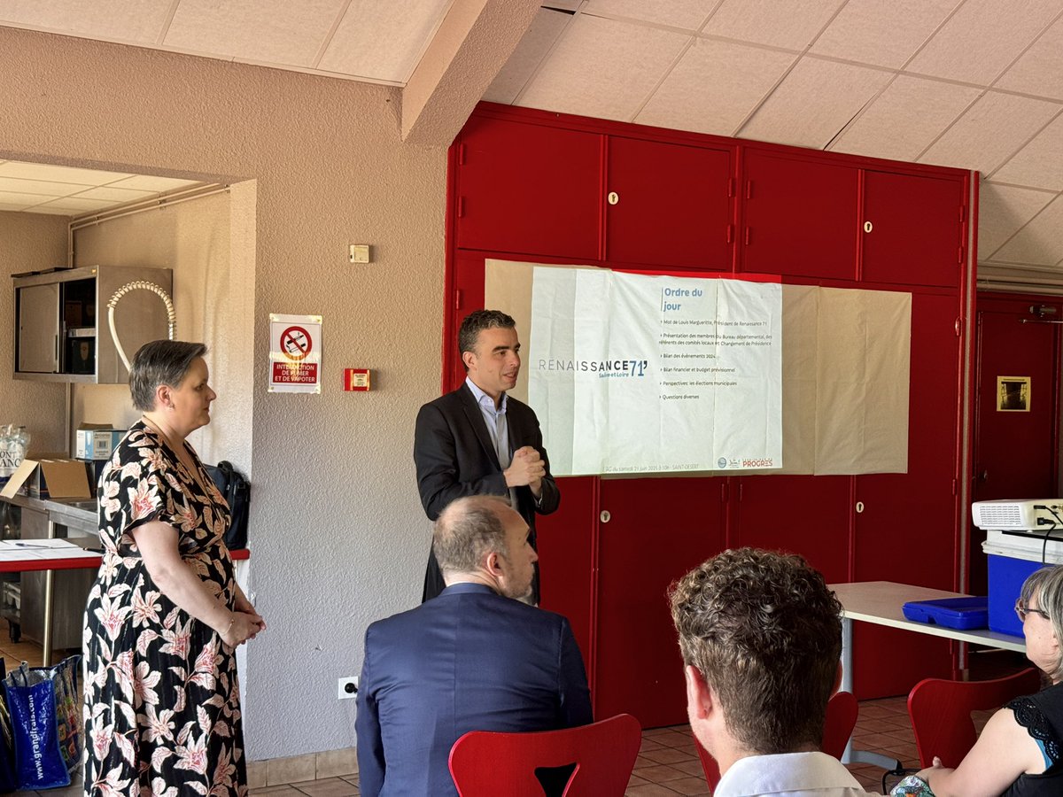 renaissance_71's tweet image. Quel bonheur de retrouver nos adhérents et élus ce matin, à Saint-Désert, pour notre Assemblée générale !

En 2025, nous continuerons à œuvrer ensemble pour nos valeurs humanistes et progressistes sur notre territoire, et préparer avec détermination les élections municipales.