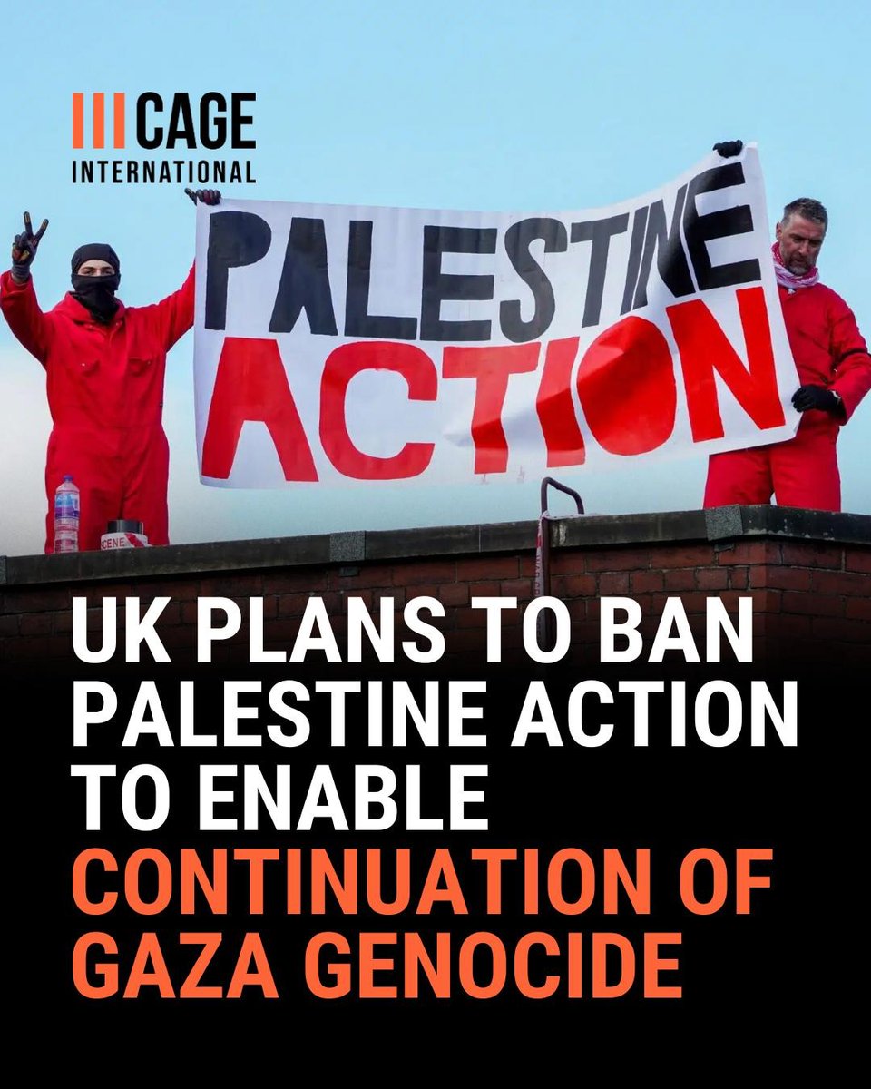 BREAKING: UK government moves to ban Palestine Action!

For 22 years, CAGE international has warned that anti-terror laws are tools to crush dissent and shield the state from accountability.

Palestine Action’s work aligns with legal duties to prevent genocide, the very crimes