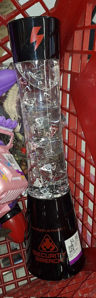 Feel like a should post more of my interesting shift finds. Found this FNAF security breach water lamp. It actually works!