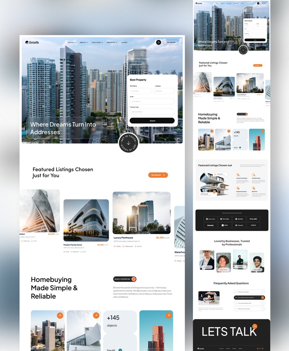 laibacreatives's tweet image. Designed this Real Estate Website 🏙️
How is it? DM me for your Website Project 📩
