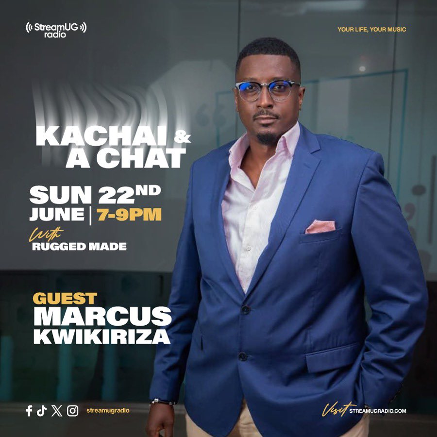 ☕✨ Get ready for Ka Chai and a Chat!
🗓️ This Sunday, 22nd June
⏰ 7-9 PM

We’ll be joined by the one &amp; only <a href="/MarcusKwikiriza/">Marcus</a> for an evening of stories, laughs &amp; good vibes. Don’t miss it! 🌟

#ChaiAndChat #MarcusKwikiriza #UgandanTwitter 🇺🇬