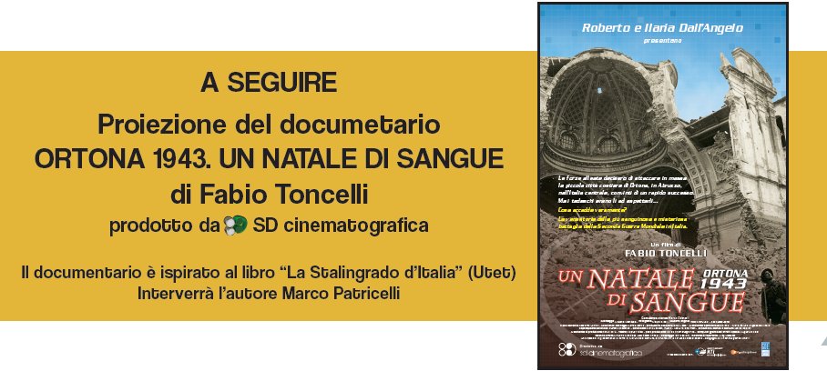 LaicitaFml's tweet photo. L’OMBRA DELLA GUERRA di Andrea Verrocchio   

INFO  
https://t.co/uzvfdSGKPN

evento https://t.co/iDDFedP9kZ 

libro e DOCufilm  
ORTONA 1943 - UN NATALE DI SANGUE”  
di Fabio Toncelli  

organizza ACMA Associazione Cinematografica Multimediale Abruzzese 
https://t.co/F7V27i7AAg https://t.co/lyrsBeCvGr
